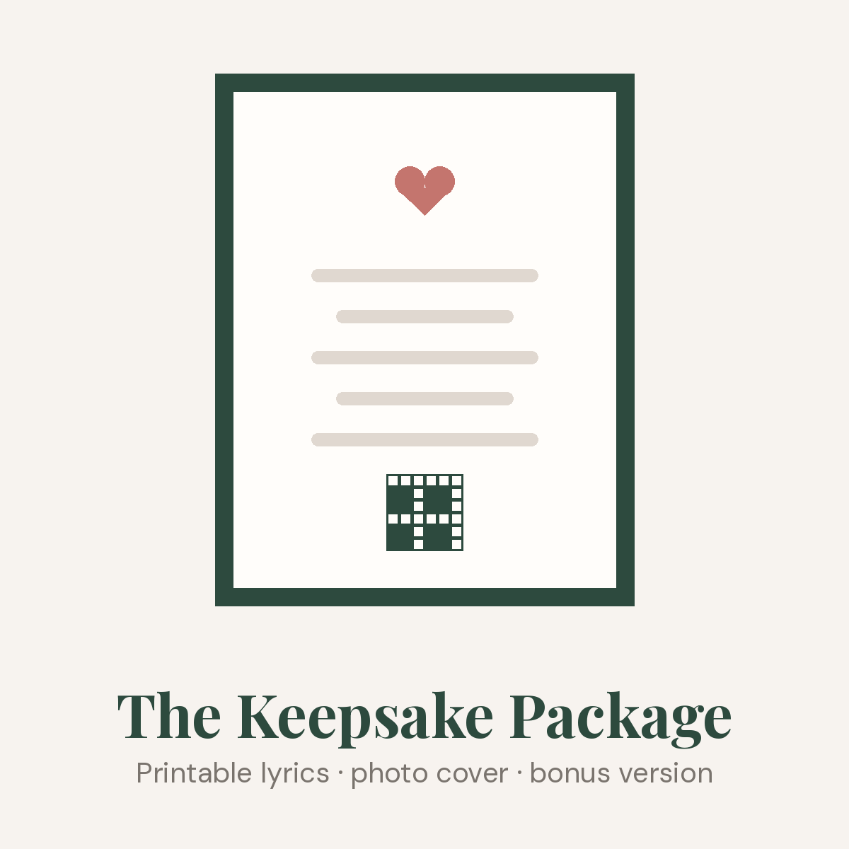 The Keepsake Package — Song